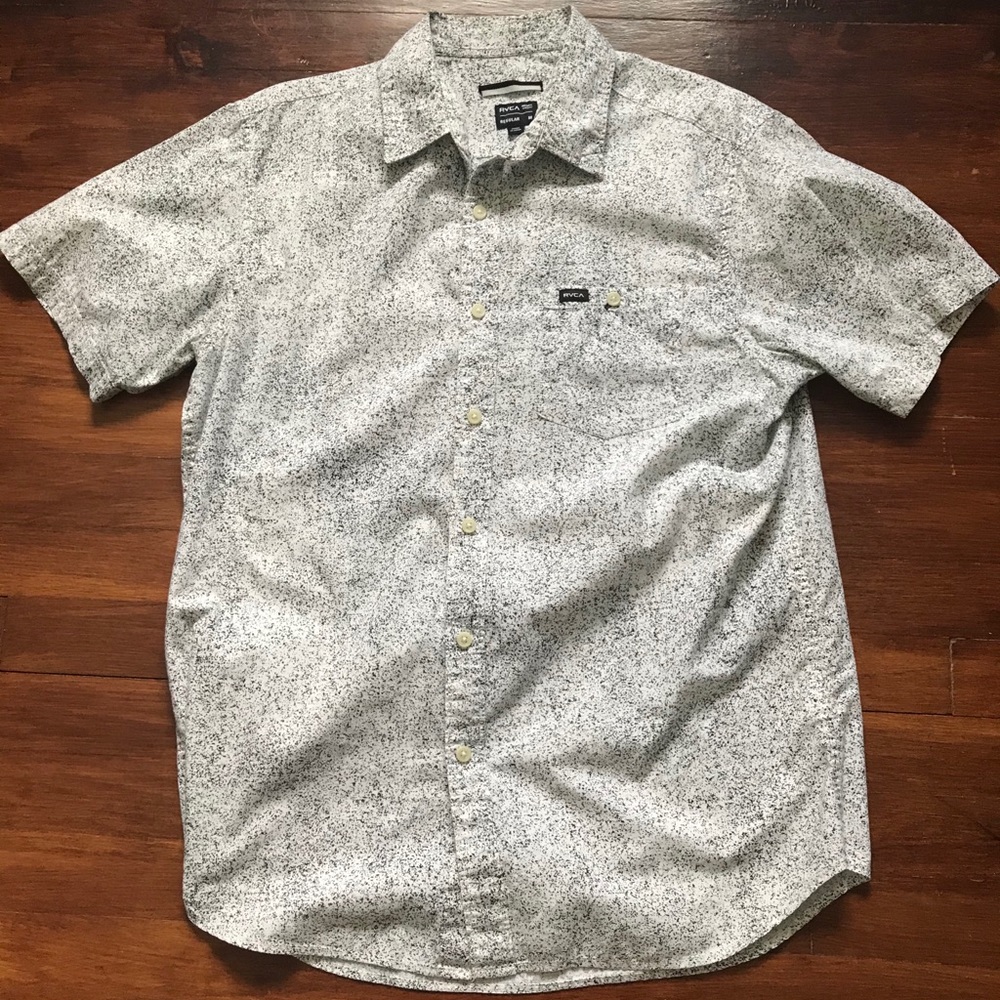 RVCA short-sleeved print shirt